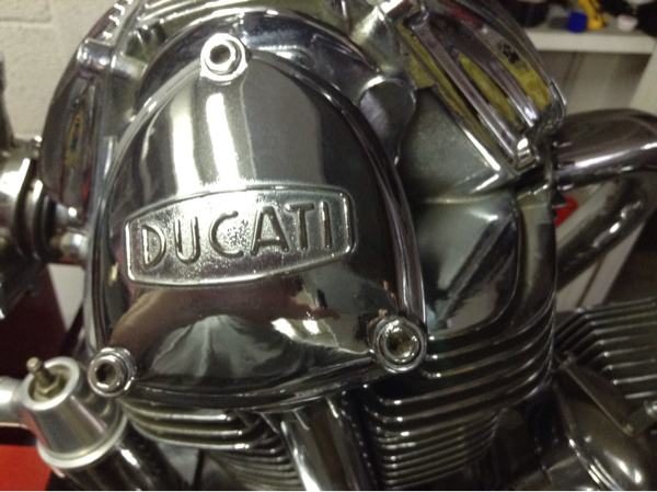 DUCATI 750S двигатель дисплей * специальный вешалка ценный трудно найти 