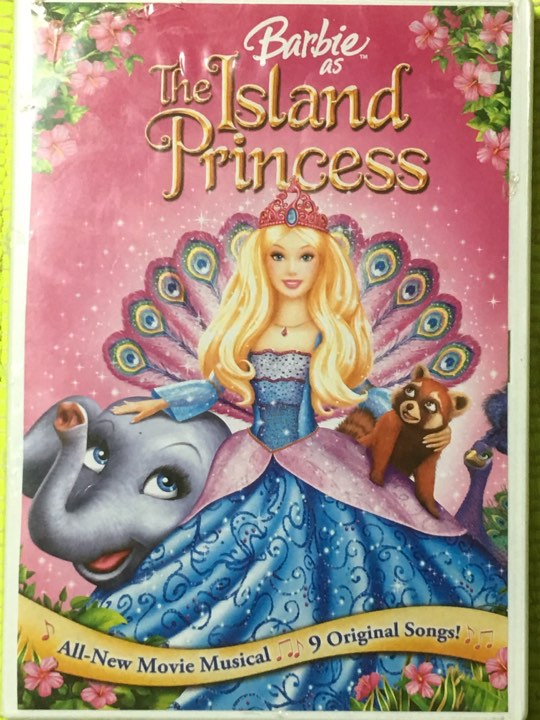  America made Barbie. English version DVD*Barbie as The Island Princess!