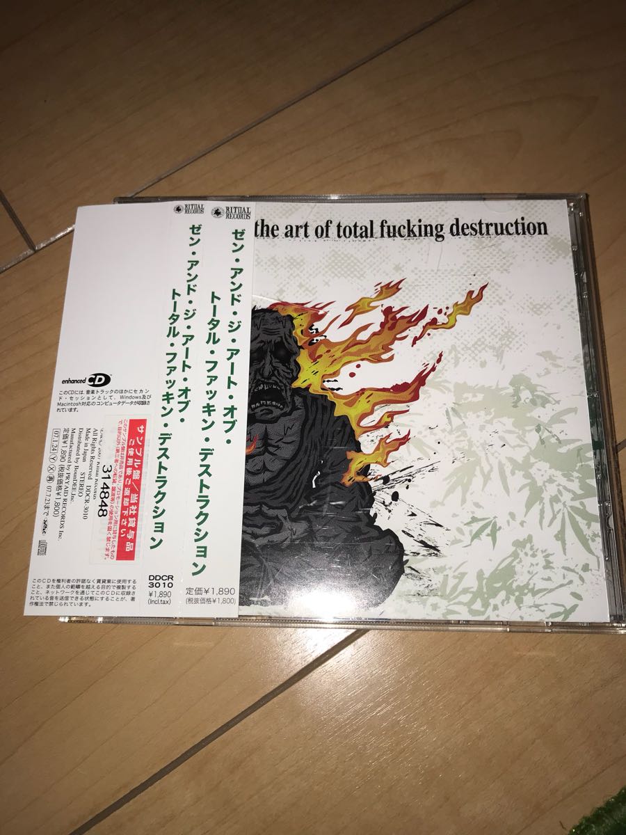 ★帯付 Total Fucking Destruction zen and the art of... トータル・ファッキング・デストラクション ブルータル・トゥルース_画像1