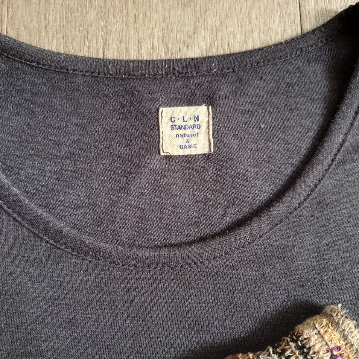 C L N 長袖Tシャツ カットソー|PayPayフリマ 最終値下げ!ブラックカットソー CLN