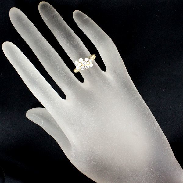 田崎真珠 TASAKI ダイヤモンド 0.66ct リング K18-