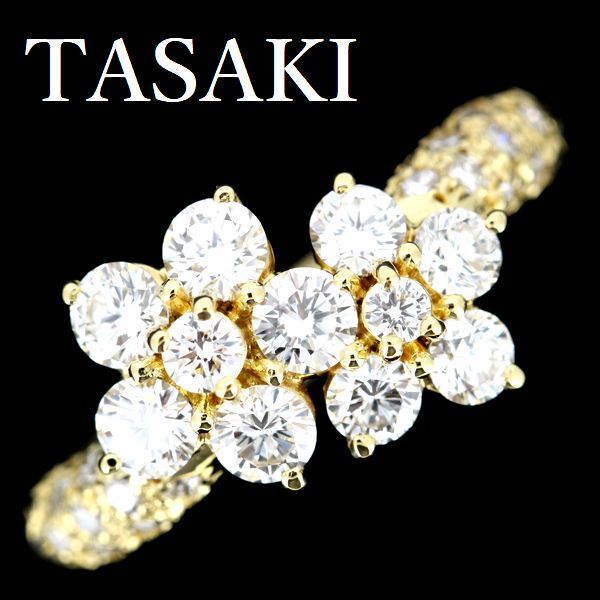 田崎真珠 TASAKI ダイヤモンド 1.00ct リング K18YG