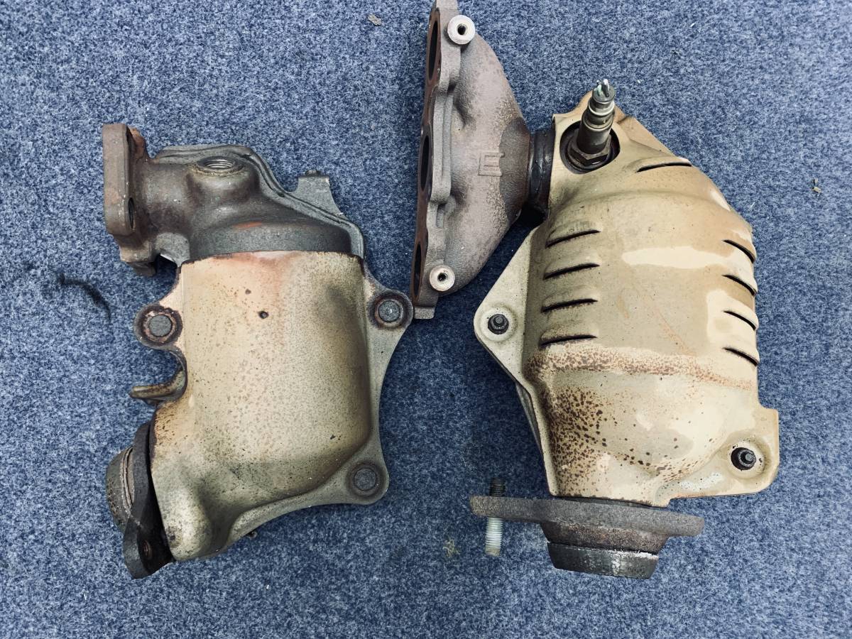 2点 バモス HM1/HM2 純正 触媒 キャタライザー コンバーター