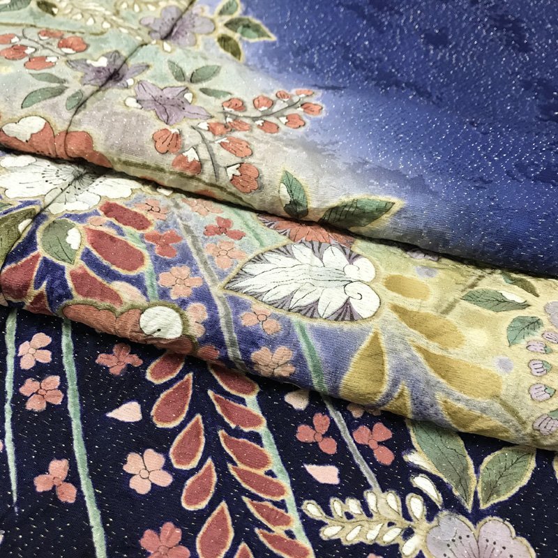 オリジナル 301z19◎辻が花 人気新品入荷 ラメ振袖 301z19◎辻が花