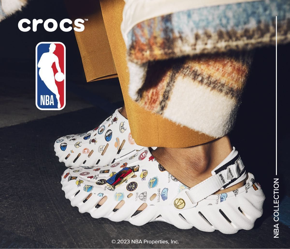 若者の大愛商品 crocs NBA オールスター echo clog 限定 エコー