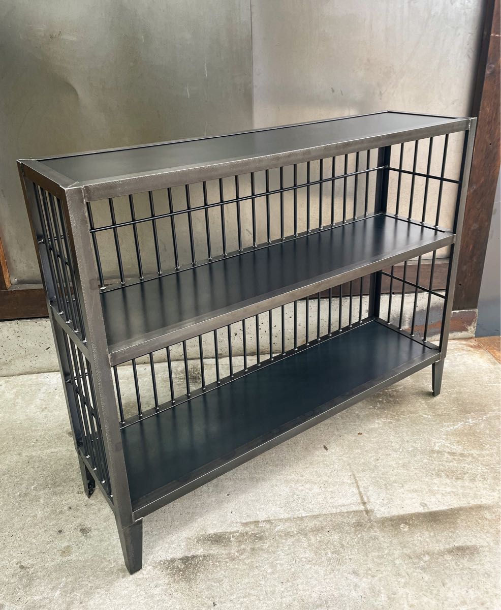 HOT限定SALE】 3段ラック アイアン家具 テーブルラック 男前 無骨