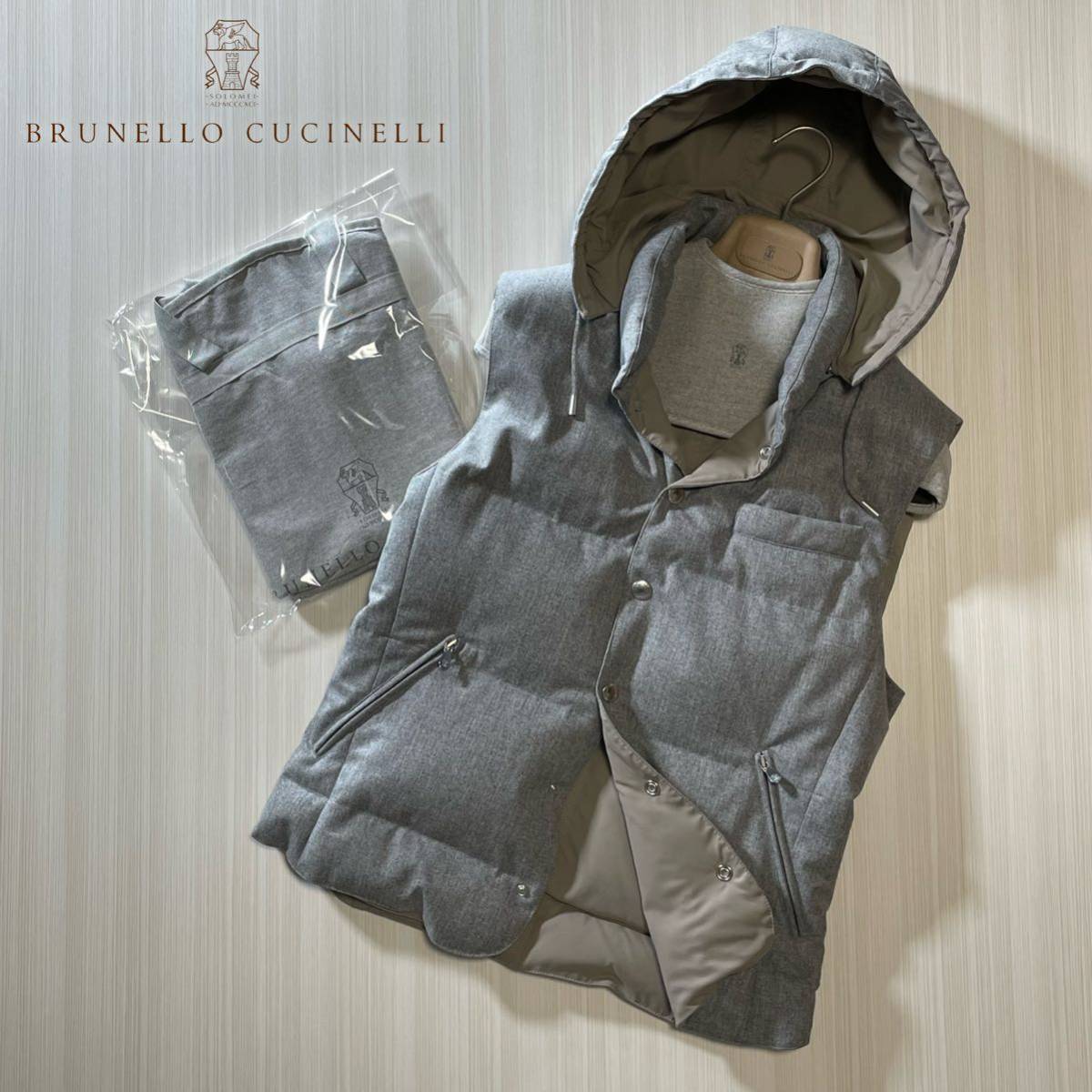 得価好評 BRUNELLO CUCINELLI - F58☆未使用☆カシミヤブレンドフード