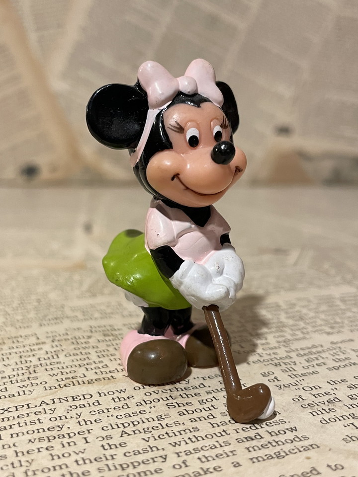 *1980 period / Minnie Mouse /PVC figure / prompt decision Vintage / Disney /Minnie Mouse/PVC Figure(80s) DI-076