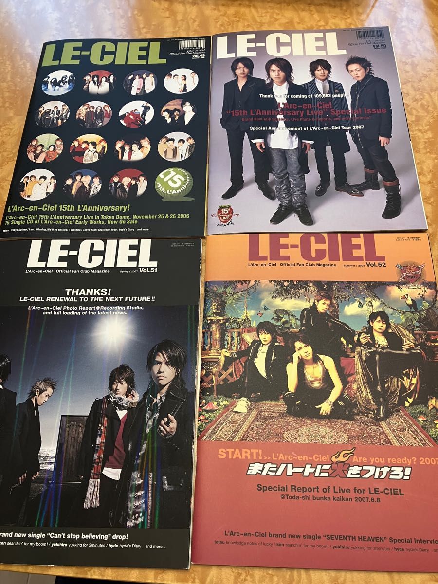 L''ArcenCiel 会報誌 vol.49〜88