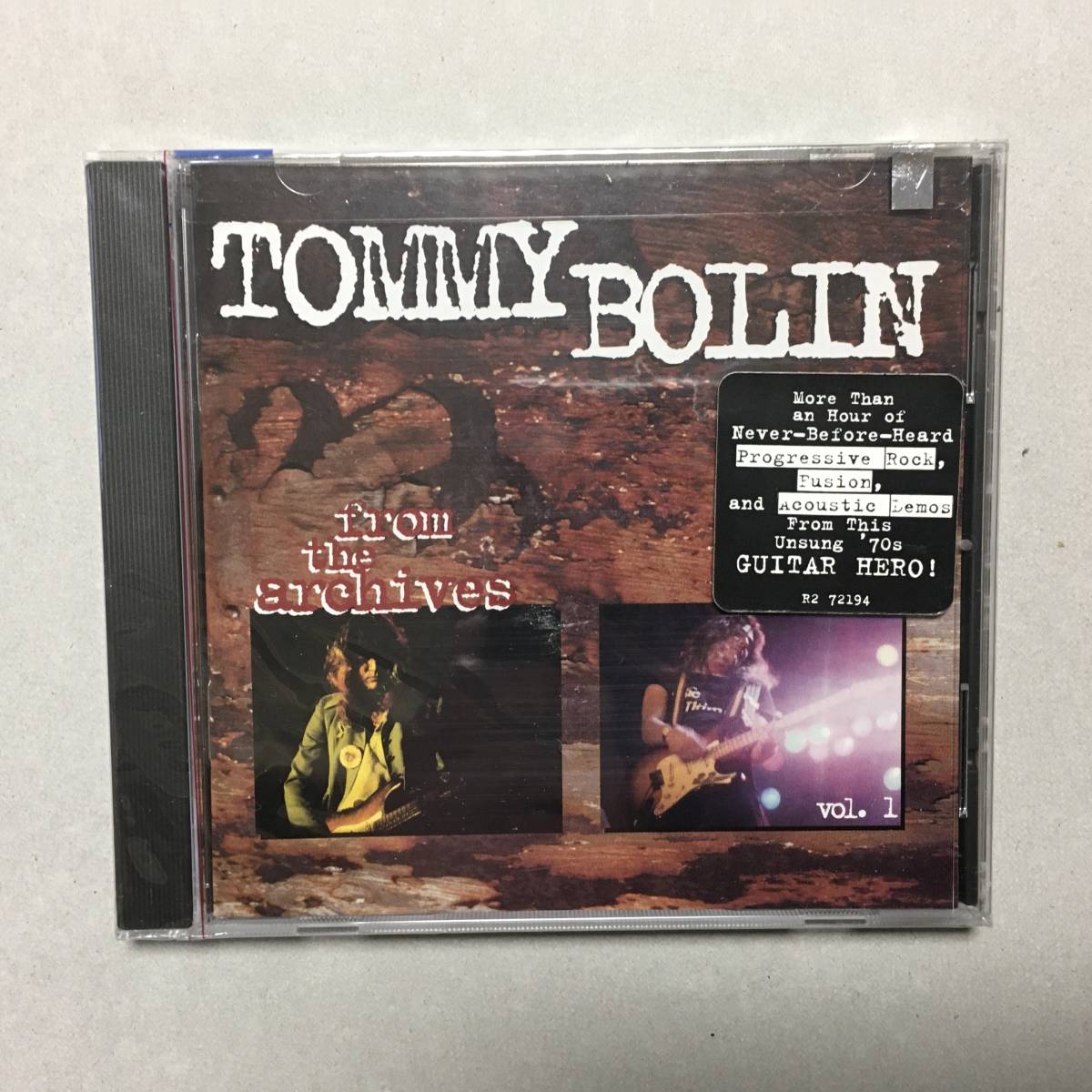 TOMMY BOLIN FROM THE ARCHIVES US盤　新品