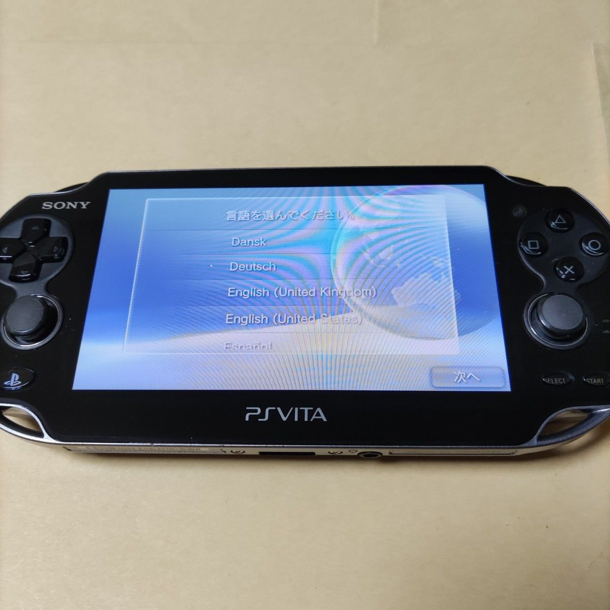 PS Vita 本体 Wi-Fiモデル クリスタル・ブラック PCH-1000 ZA01 PlayStation 有機EL