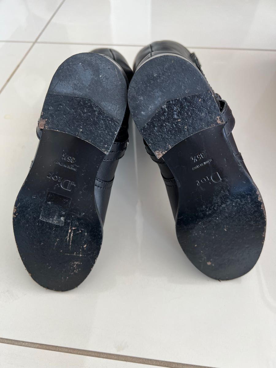 Dior クリスチャンディオール ブーツ 小さいサイズ エンジニアブーツ