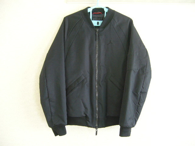 NIKE JORDAN JSW WINGS MA-1 JACKET サイズS (USサイズ) BLACK NIKE JORDAN JSW WINGS MA-1 JACKET サイズS (USサイズ) BLACK