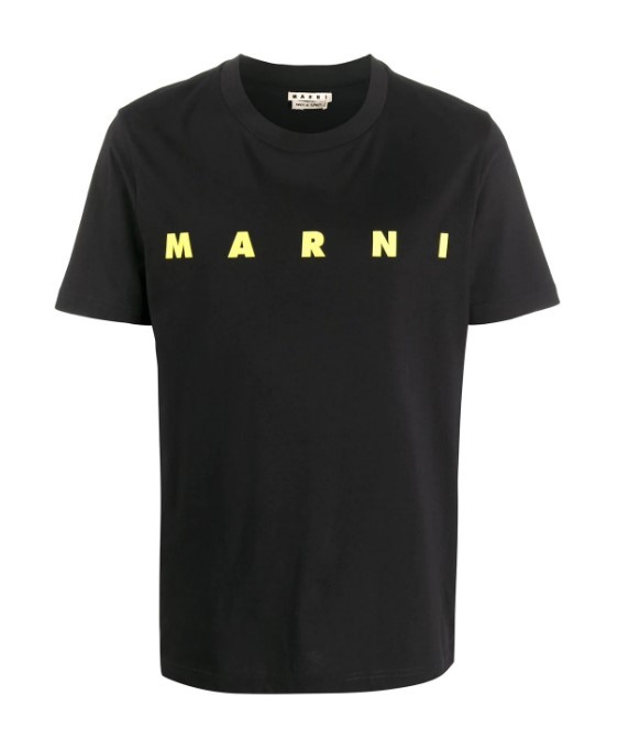 新品・未使用】 MARNI ロゴ Tシャツ ブラック 46サイズ Sサイズ マルニ