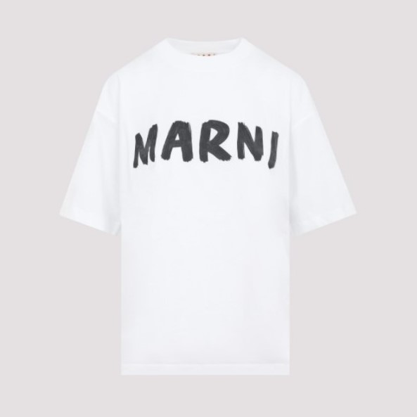 新品・未使用】 MARNI ロゴ Tシャツ ホワイト 42サイズ Lサイズ マルニ