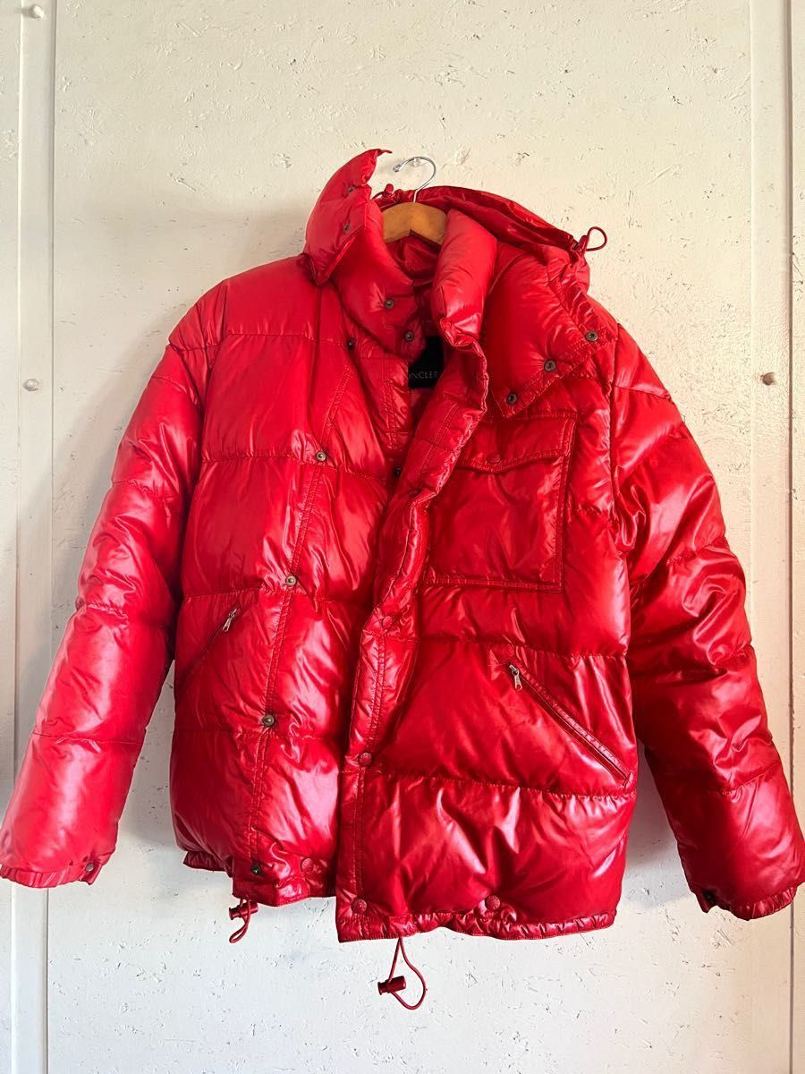 モンクレール(Moncler) カラコルム ダウンジャケット 68950 レッド サイズ3