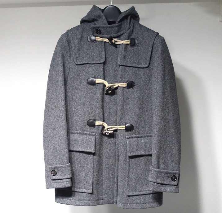 15AW 極美品 PRADA プラダ レザーディテール メルトン フーデッド