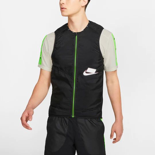 美品 NIKE ナイキ ウィンドブレーカー ベスト ワイルドラン エアロイヤー BV5620-010 黒 XL の画像1