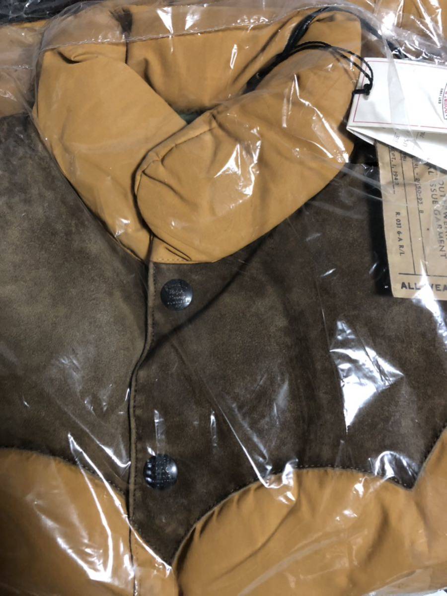 新品*RRL*スエードヨーク キルテッド ベスト *S* ダブルアールエル