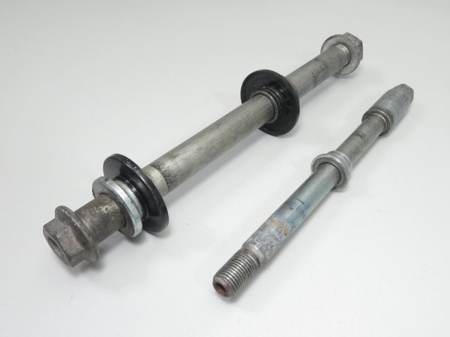D Tracker /LX250E original front & rear / rom and rear (before and after) axle shaft color real movement car remove inspection normal custom KLX250 250SB