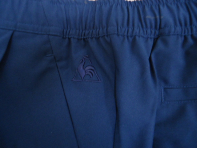 [KCM]Z-lecoq-45-S* выставленный товар *[le coq sportif/ Le Coq ] женский стрейч 9 минут длина конические брюки QMWPJD30 темно-синий размер S
