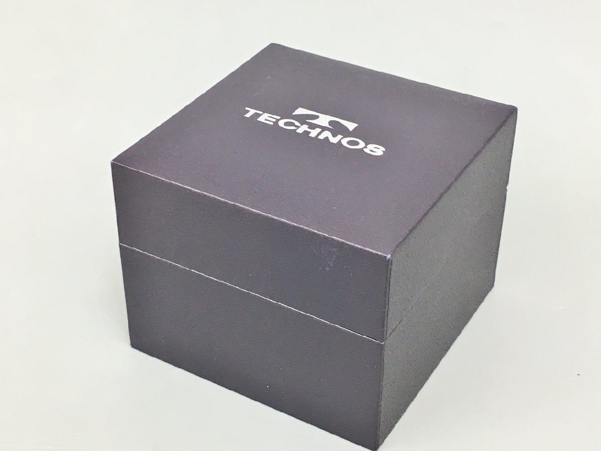 テクノス 腕時計 T1079-B メンズ チタン製 箱付き 2302LR248_画像6
