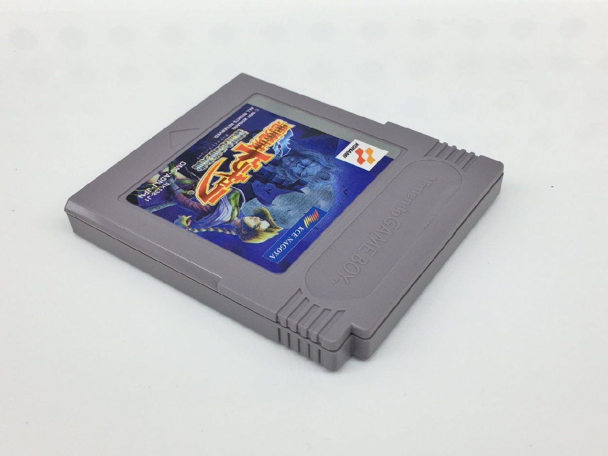 コナミ KONAMI Nintendo GAME BOY カセット 悪魔城ドラキュラ 漆黒たる前奏曲 (ダークプレリュード) 収納ケース付き 2302LBR041_画像4