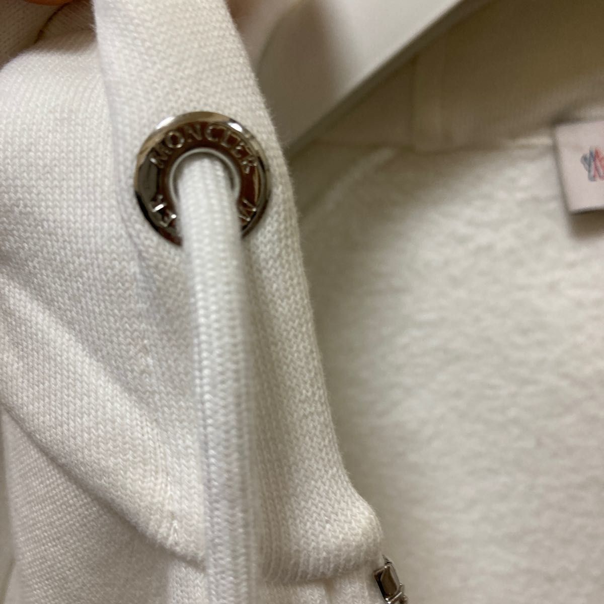 モンクレール ダブルワッペン ジップアップパーカー 裏起毛