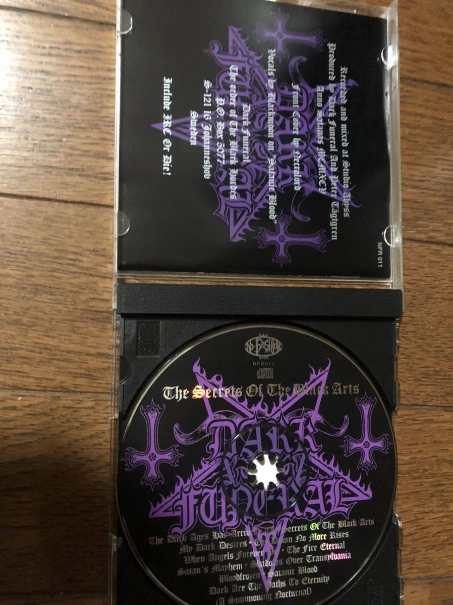 Dark Funeral The Secrets of the Black Arts 1996年ブラックメタル　1996年正規No Fashion盤　marduk dissection sorhin setherial_画像3
