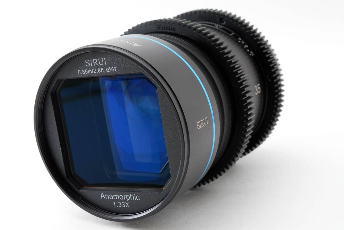 ☆美品 アナモルフィックレンズ Anamorphic 35mm F1.8 1.33X SIRUI α E