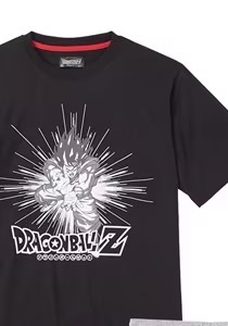 4Lサイズ！高貴紳士的！DRAGONBALL Z(ドラゴンボールZ)！プリント！半袖！ハーフパンツ！上下セット！新品タグ付き！ブラック＋杢グレー_画像4