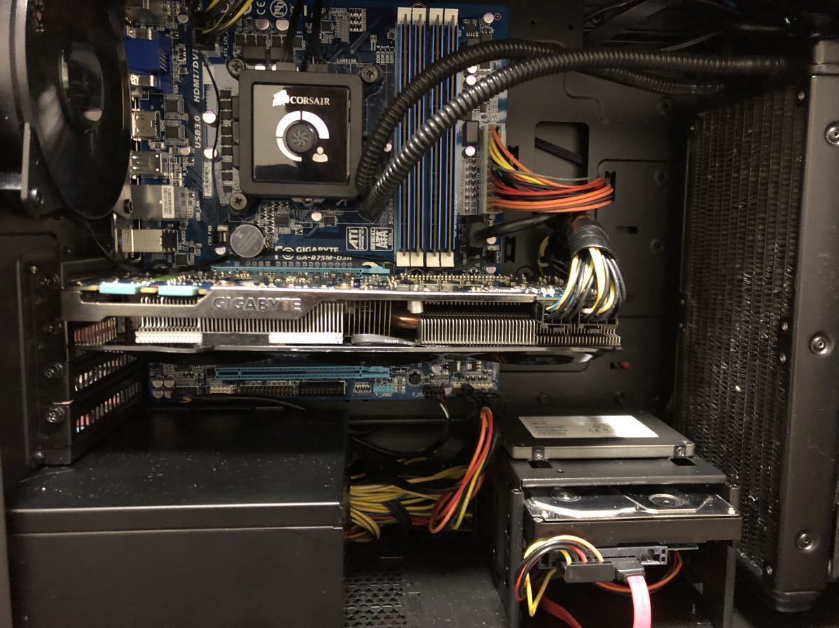 したため ジャンク扱い 修理品 自作ゲーミングPC core i7 2600 GTX680