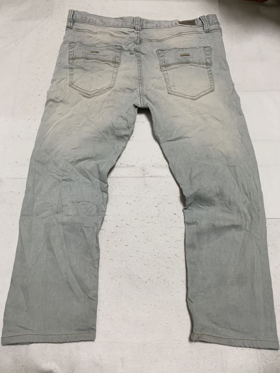 RSQ JEANS ロンドン　スキニーデニム　ジーンズ　ダメージ加工　W34_画像5