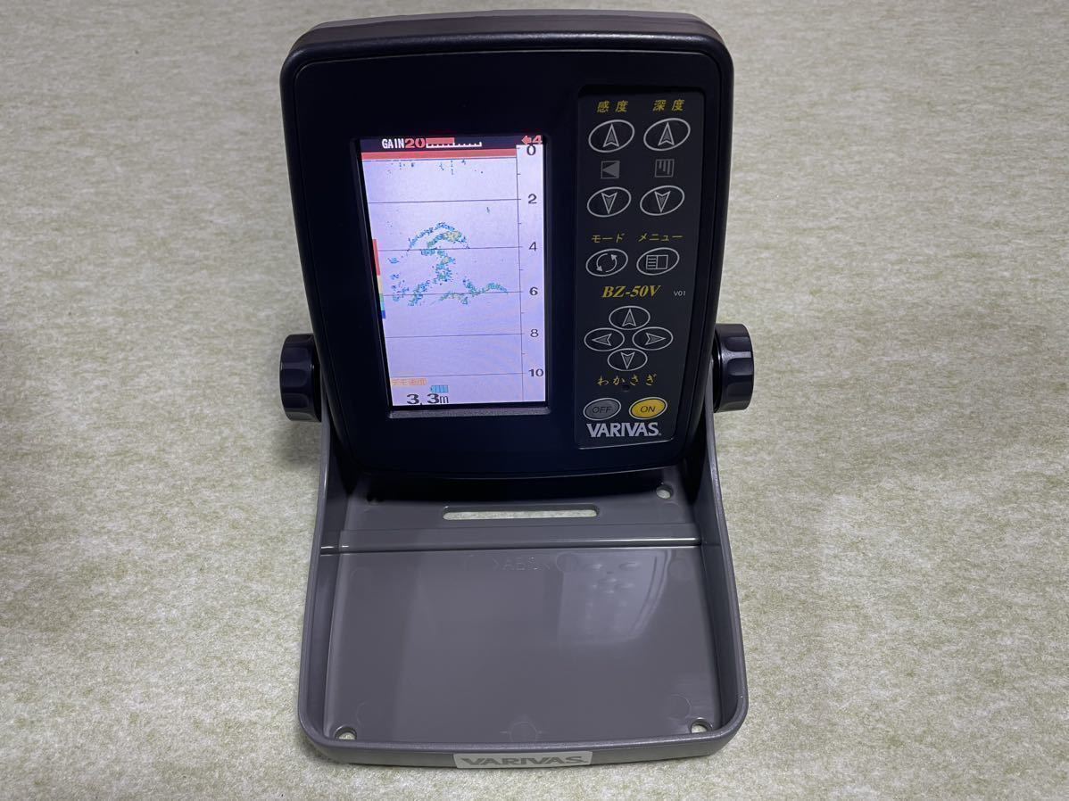 バリバス BZ-50V ワカサギ専用 ホンデックス 魚探TD07Vexilar 振動子