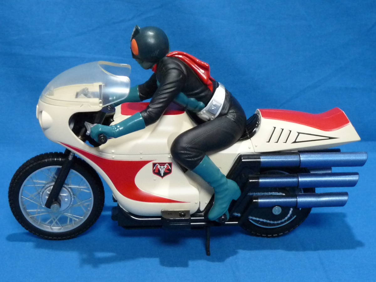  рабочее состояние подтверждено 40Hz RC Cyclone номер 1/10 Kamen Rider старый 1 номер Cyclone номер Taiyo R/C радиоконтроллер мотоцикл 2002 производства Bandai 