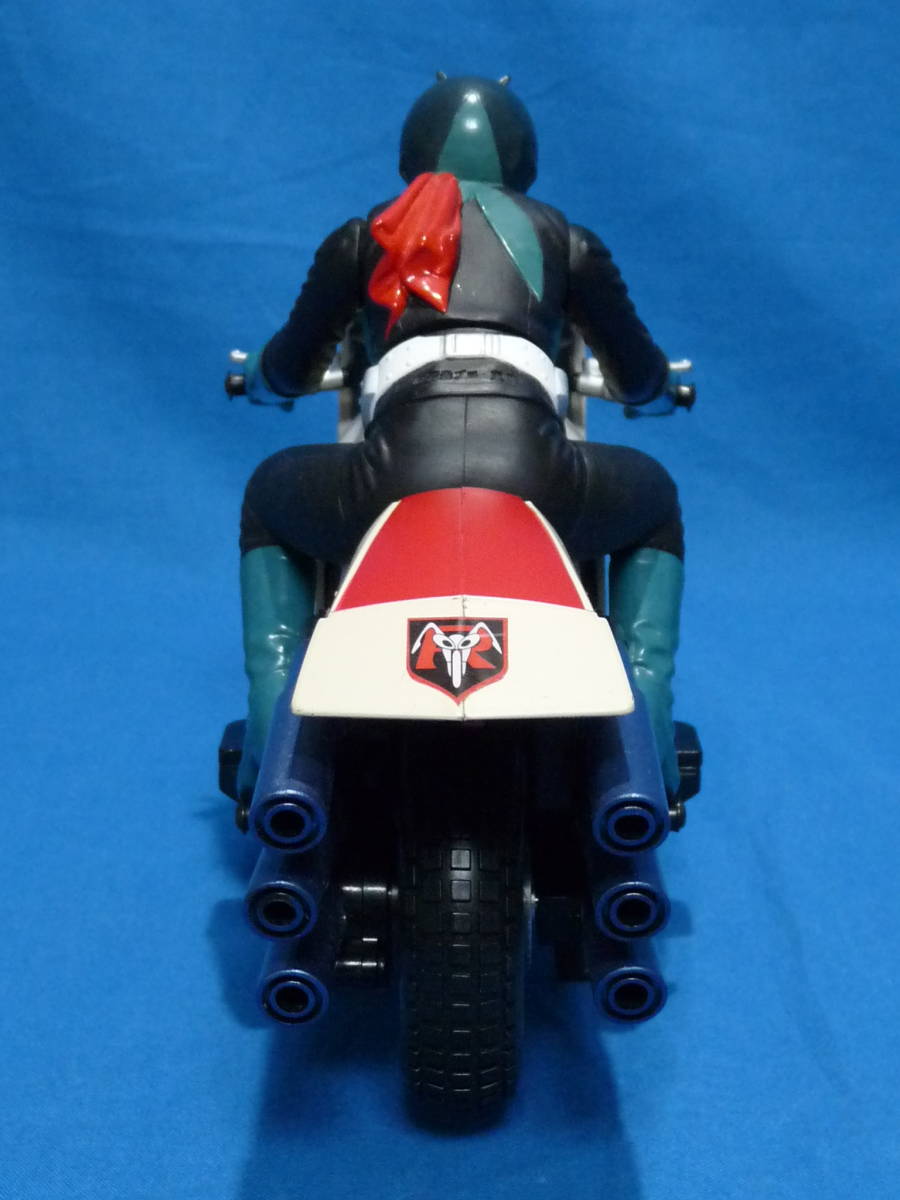  рабочее состояние подтверждено 40Hz RC Cyclone номер 1/10 Kamen Rider старый 1 номер Cyclone номер Taiyo R/C радиоконтроллер мотоцикл 2002 производства Bandai 