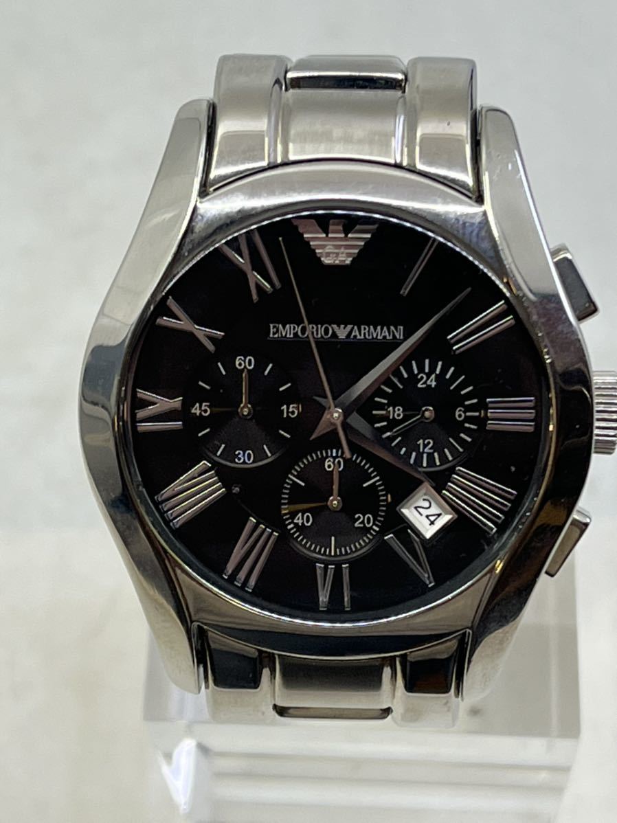 Y05123　　EMPORIO ARMANI エンポリオアルマーニ メンズ 腕時計 クロノグラフ クォーツ AR0673