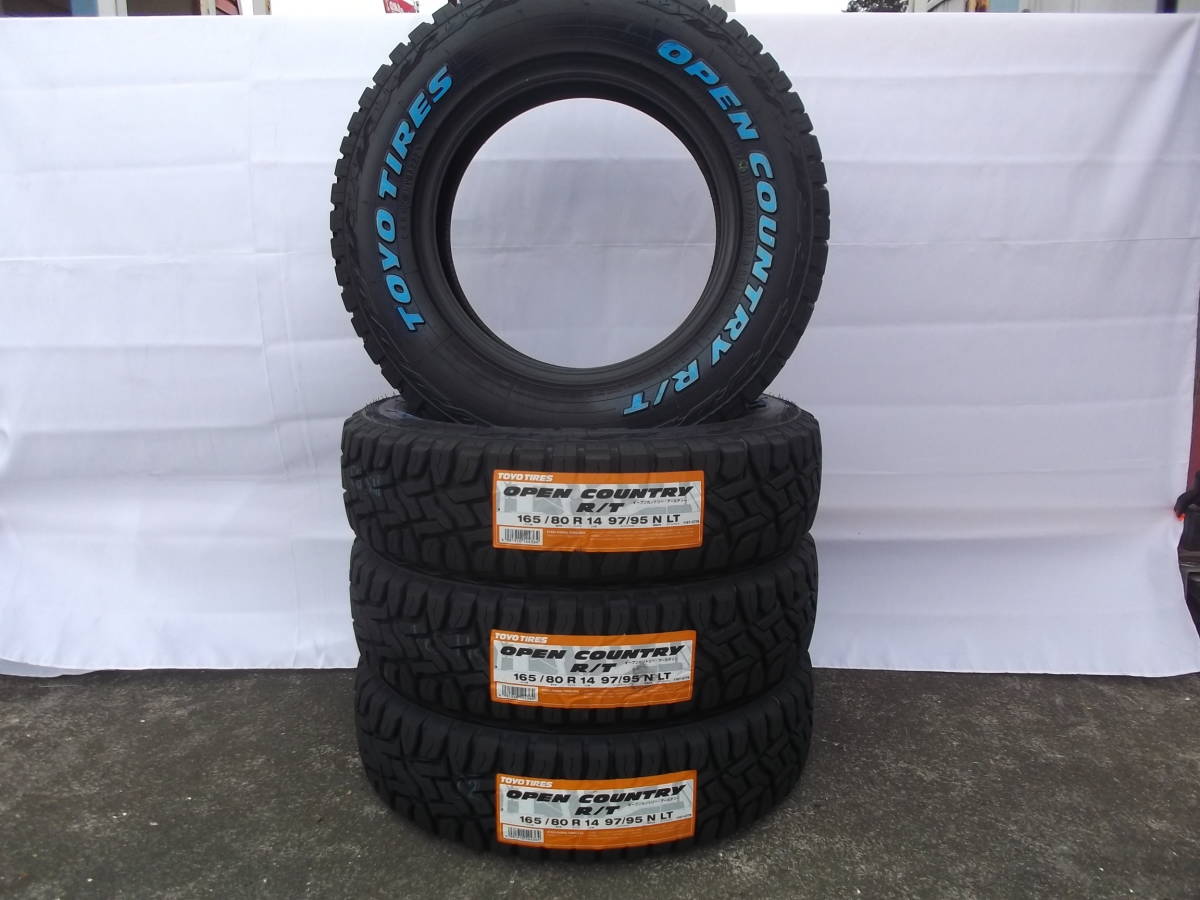 TOYOオープンカントリーR/T 165/80R14 97/95N 4本 39 400円