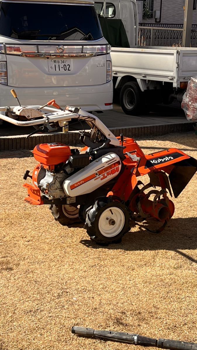 管理機 耕運機 クボタ FTR-7ロ一タリ速低速、中速、高速、とても良い