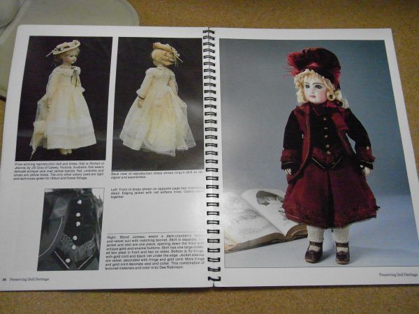 Doll Costuming How to Costume French & German Bisque Dolls 洋書/英語版/裸本/ビスクドール 破れ/イタミ有りの画像4