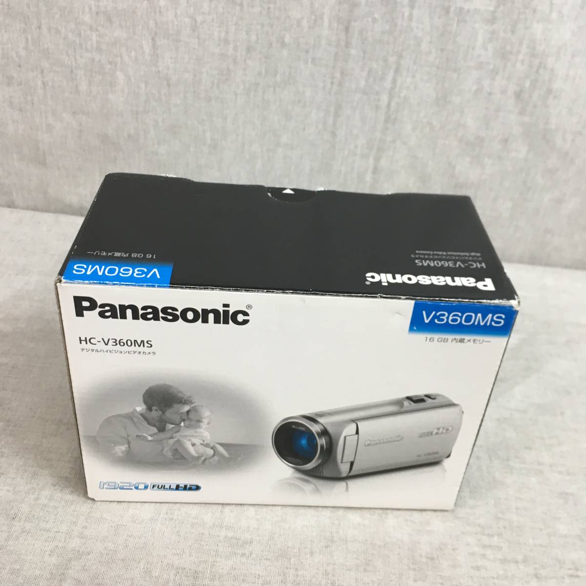 現状品 パナソニック HDビデオカメラ V360MS 16GB 高倍率90倍ズーム ...
