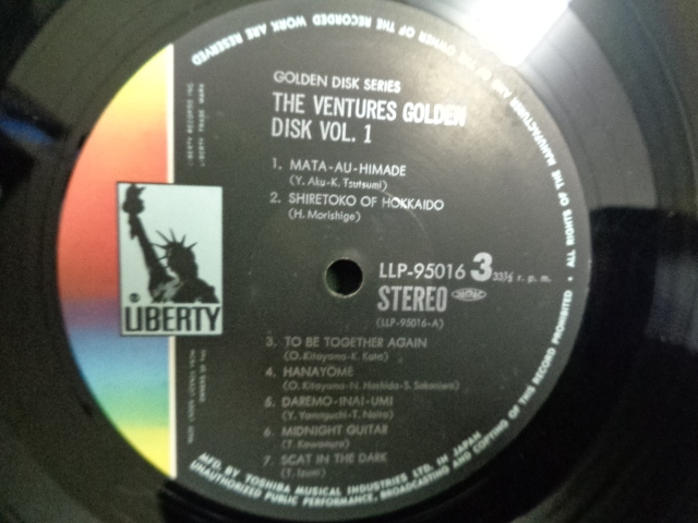 ベンチャーズTHE VENTURES/ゴールデン・ディスク　第1集THE VENTURES GOLDEN DISK VOL.1●2LP_画像10