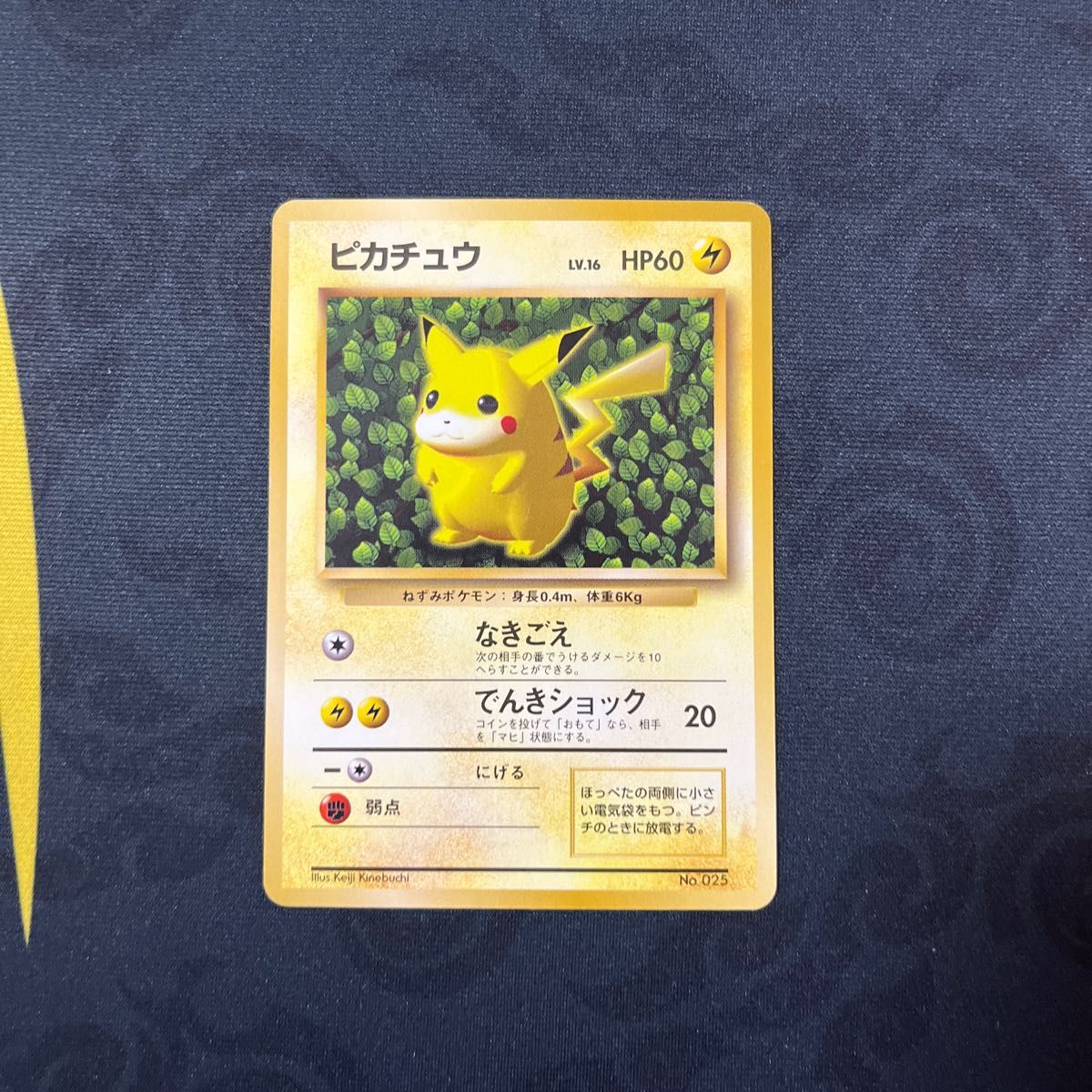 ポケモンカード ピカチュウ LV 16 Kenji kinebuchi 旧裏 マーク ポケモンカード ピカチュウ LV 16 Kenji kinebuchi 旧裏 マーク