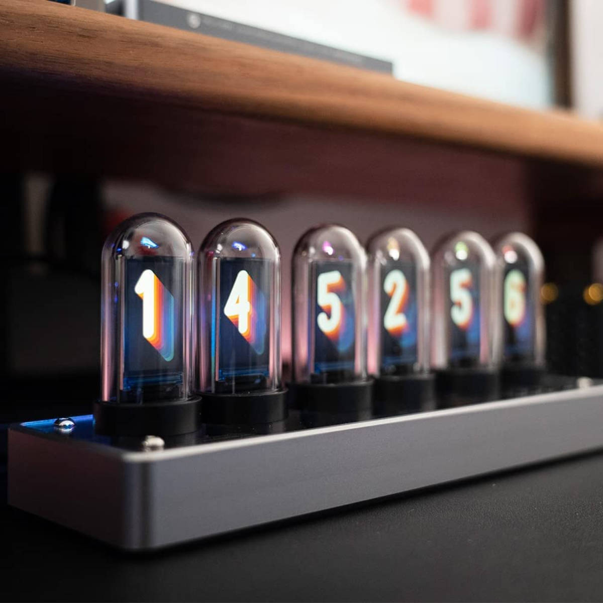 LED置き時計 ニキシー管デジタル置き時計 マルチメディア LED置き時計 ニキシー管デジタル置き時計 マルチメディア