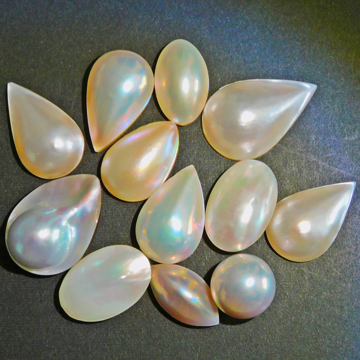 ◆マベパール 103ctおまとめ◆ ルース 裸 真珠 pearl 変形 宝石 ジュエリー 美品_画像1