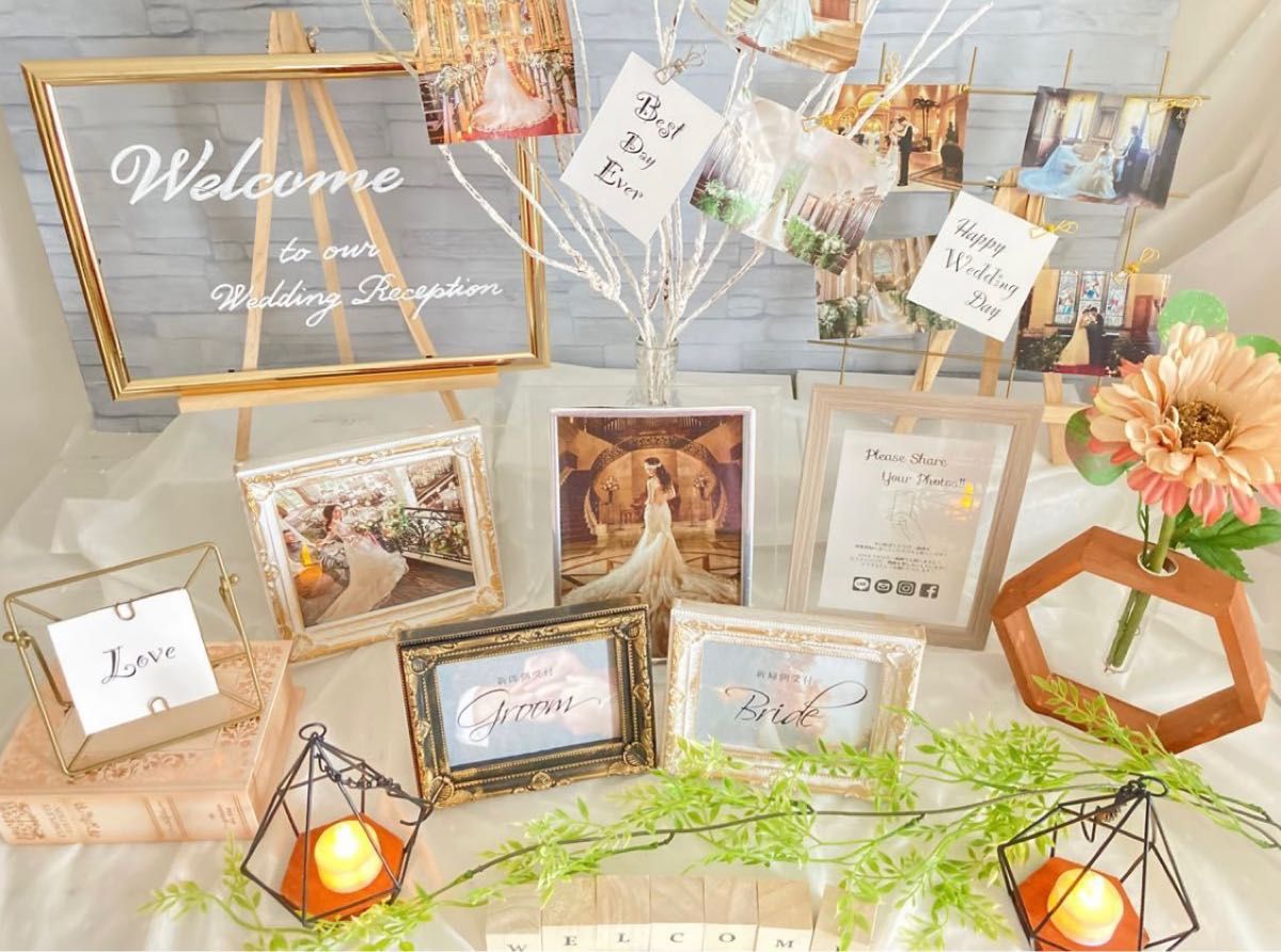 ウェルカムスペースまとめ売りセット結婚式 ウェルカムボード ウェルカムスペースまとめ売りセット結婚式 ウェルカムボード