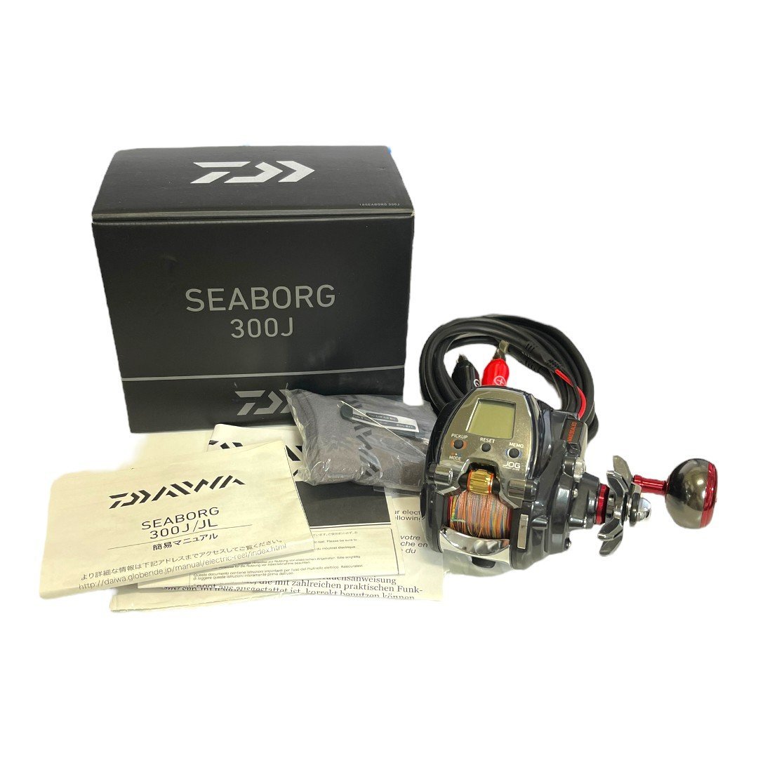 ほぼ未使用品】DAIWA ダイワ SEABORG300J 電動リール 釣具 箱あり