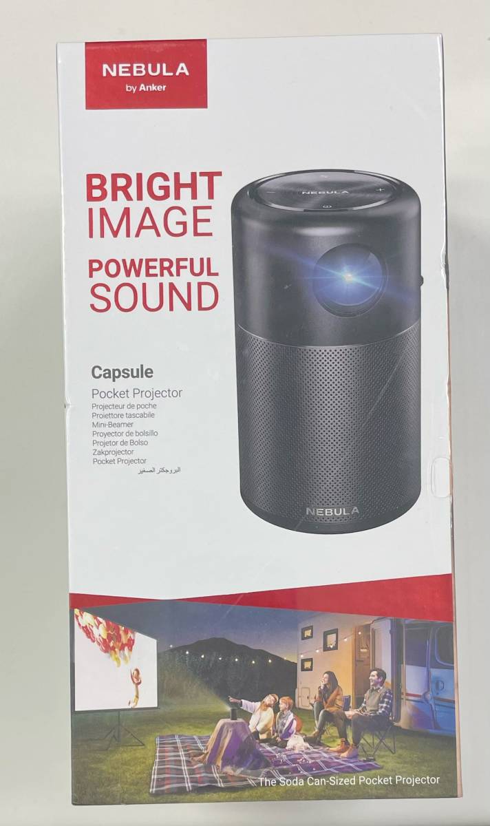新品未開封」NEBULA by Anker Capsule Pocket Projector D4111512 OS