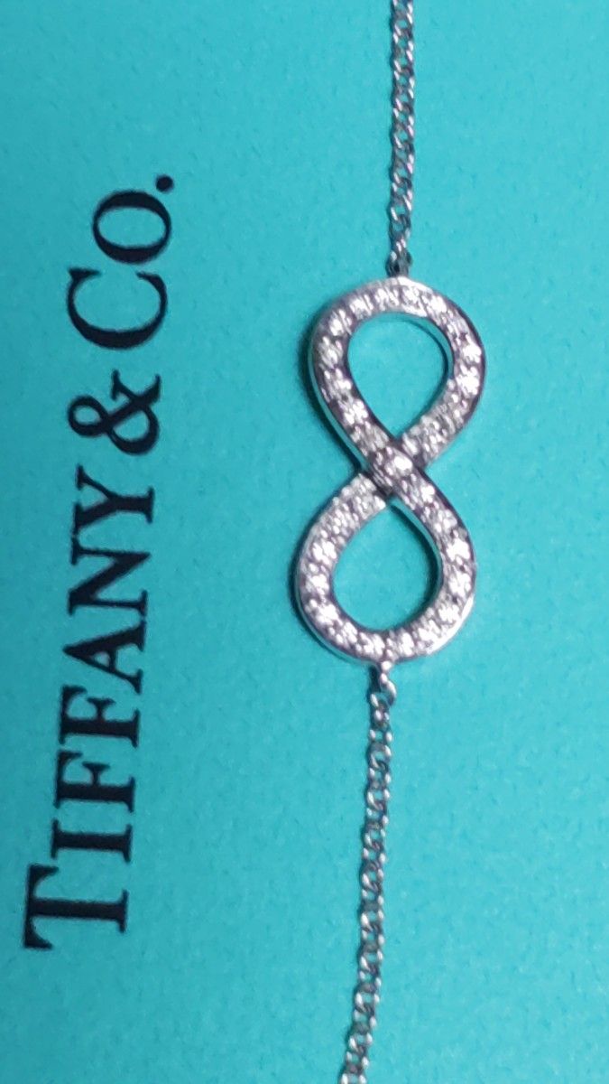 Tiffany&co diamond/pt950ブレスレット17cm♪2019Tiffany&co本店308,000円。