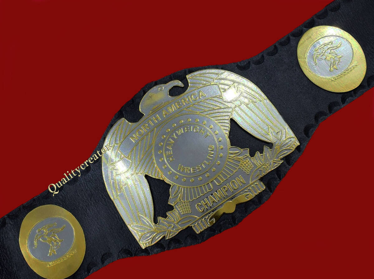 海外　限定品　送料込み IWA North America Heavyweight Wrestling Championship チャンピオン　優勝　ベルト　高品質　レプリカ 2_画像3